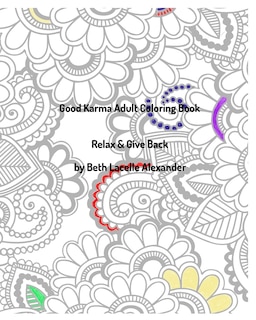 Front cover_Good Karma Adult Colouring Book