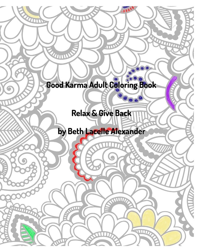 Front cover_Good Karma Adult Colouring Book