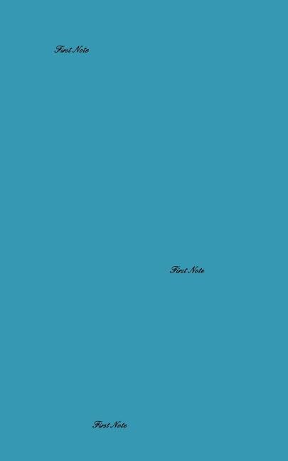 Front cover_First Note