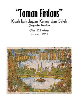 Front cover_Komik Taman Firdaus Kisah Kehidupan Karma Dan Saleh (surga Dan Neraka) Standar Edition