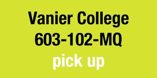 Couverture_Vanier College 603-102-MQ Pick Up