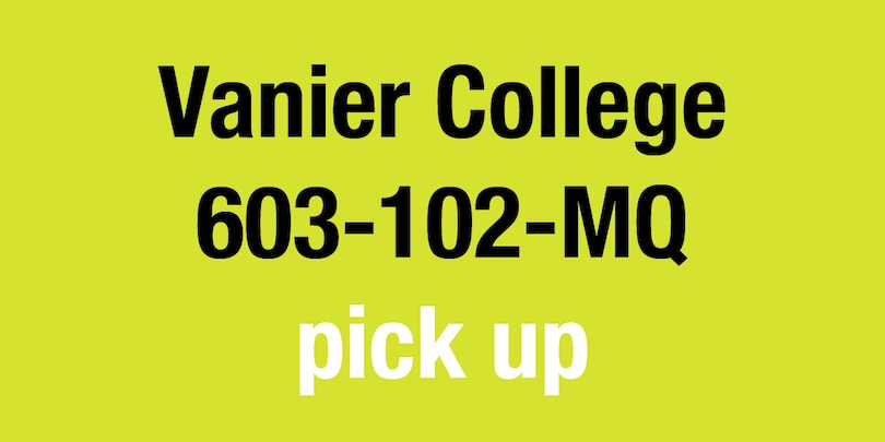 Couverture_Vanier College 603-102-MQ Pick Up