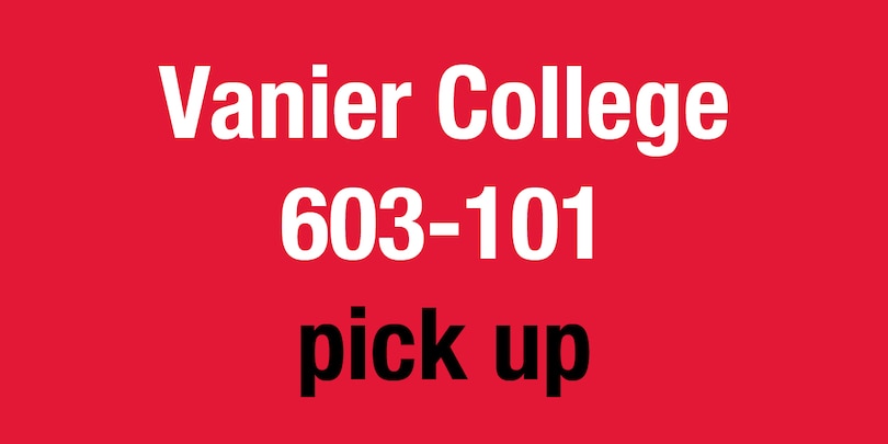 Couverture_Vanier College 603-101 Pick Up