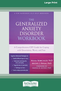 Front cover_The Generalized Anxiety Disorder Workbook
