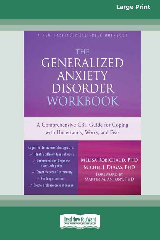 Front cover_The Generalized Anxiety Disorder Workbook