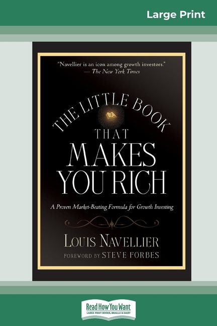 Front cover_The Little Book That Makes You Rich (16pt Large Print Edition)