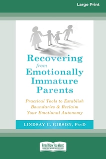 Front cover_Recovering from Emotionally Immature Parents