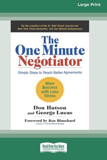 Front cover_The One Minute Negotiator