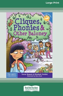 Front cover_Cliques, Phonies, and Other Baloney [Standard Large Print 16 Pt Edition]
