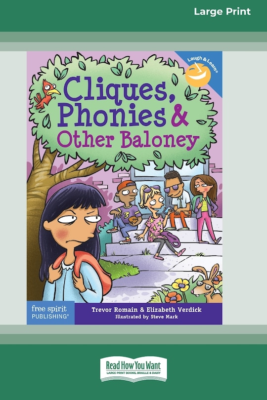 Front cover_Cliques, Phonies, and Other Baloney [Standard Large Print 16 Pt Edition]