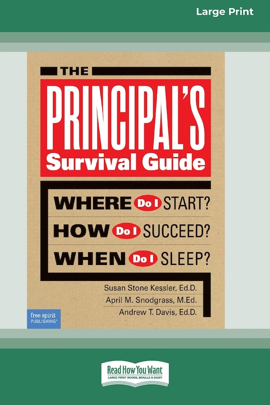 Front cover_The Principal's Survival Guide