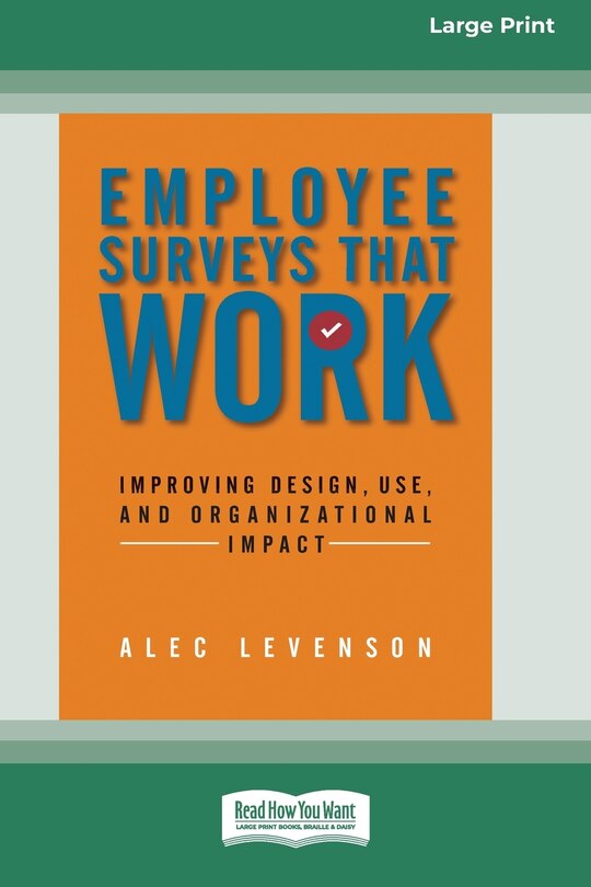 Front cover_Employee Surveys That Work