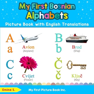 Front cover_My First Bosnian Alphabets Picture Book with English Translations