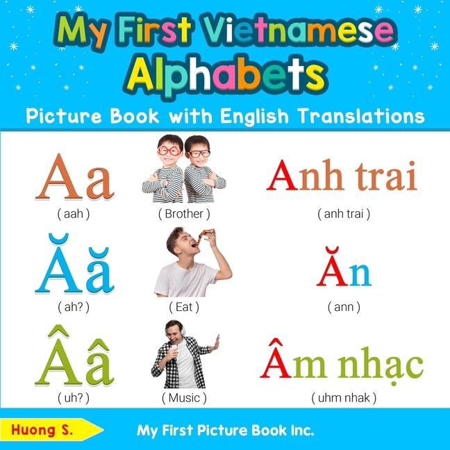 Front cover_My First Vietnamese Alphabets Picture Book with English Translations