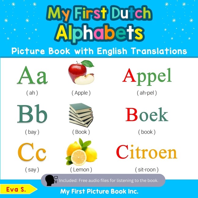 Couverture_My First Dutch Alphabets Picture Book with English Translations