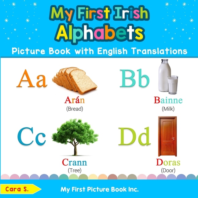 Front cover_My First Irish Alphabets Picture Book with English Translations