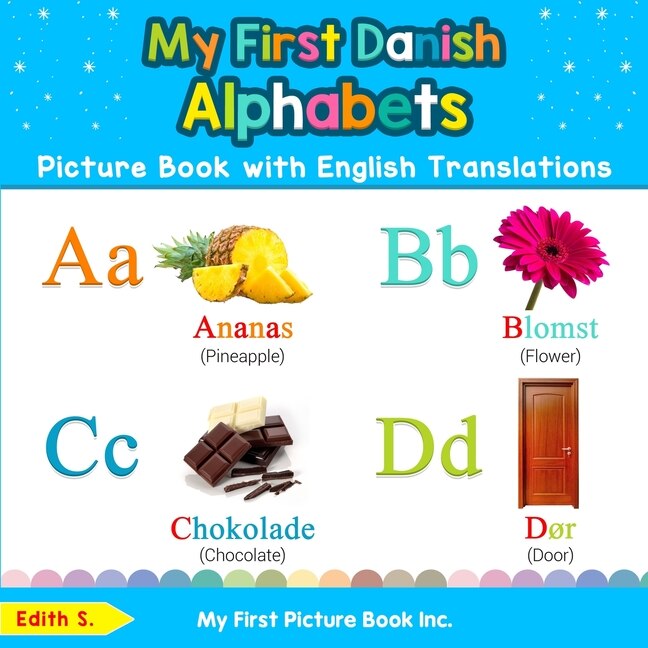 Front cover_My First Danish Alphabets Picture Book with English Translations