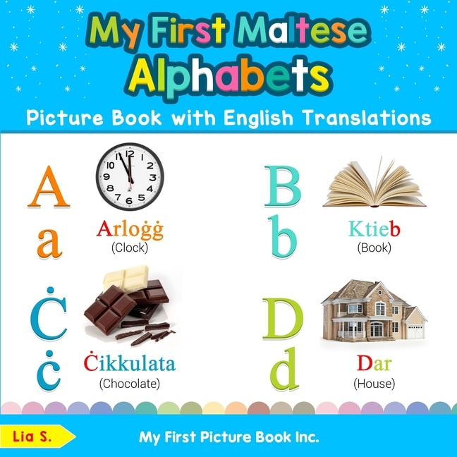 Front cover_My First Maltese Alphabets Picture Book with English Translations