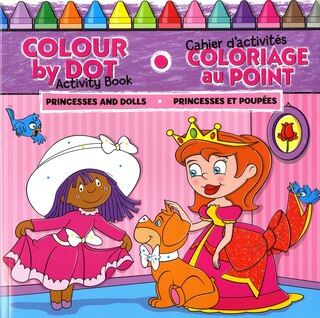 Couverture_Princesses et Poupées : Coloriage au point