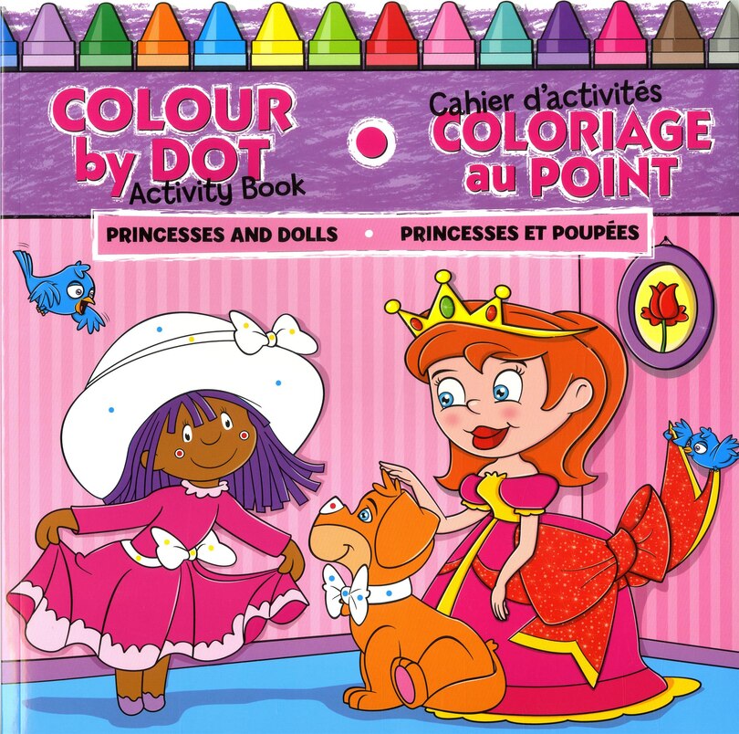 Couverture_Princesses et Poupées : Coloriage au point