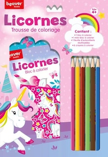 Front cover_Trousse de coloriage - Licornes