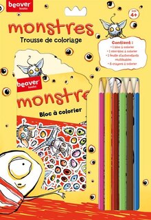 Couverture_Trousse de coloriage - Monstres