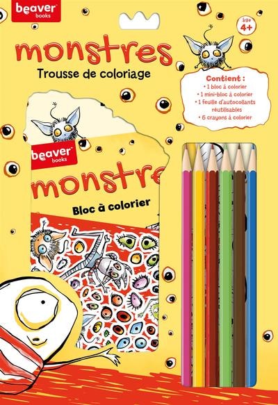 Couverture_Trousse de coloriage - Monstres
