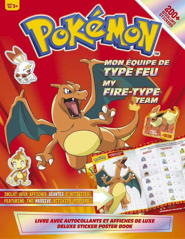 Front cover_Pokémon - Mon équipe de type feu