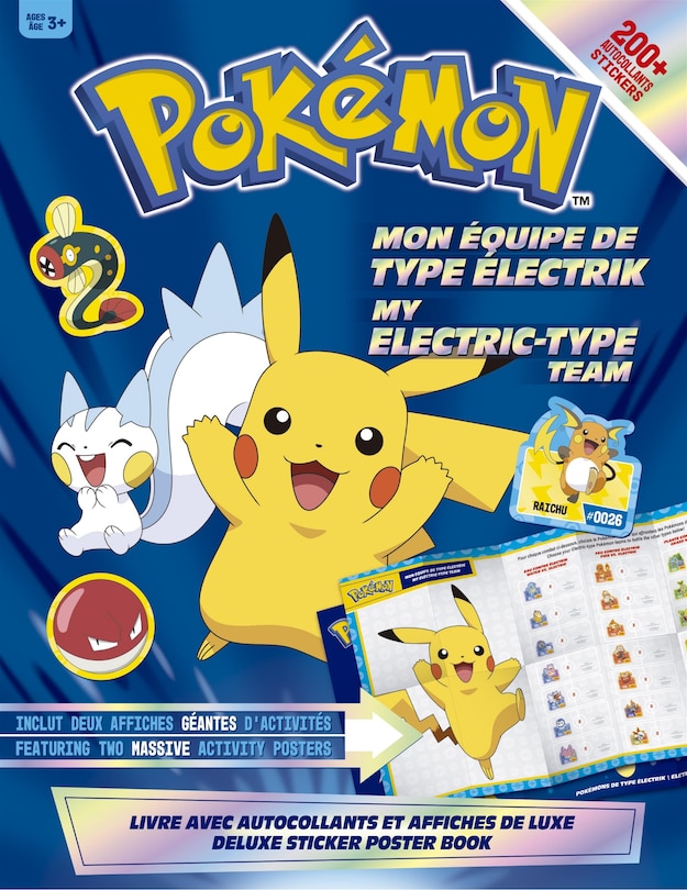 Couverture_Pokémon - Mon équipe de type électrik