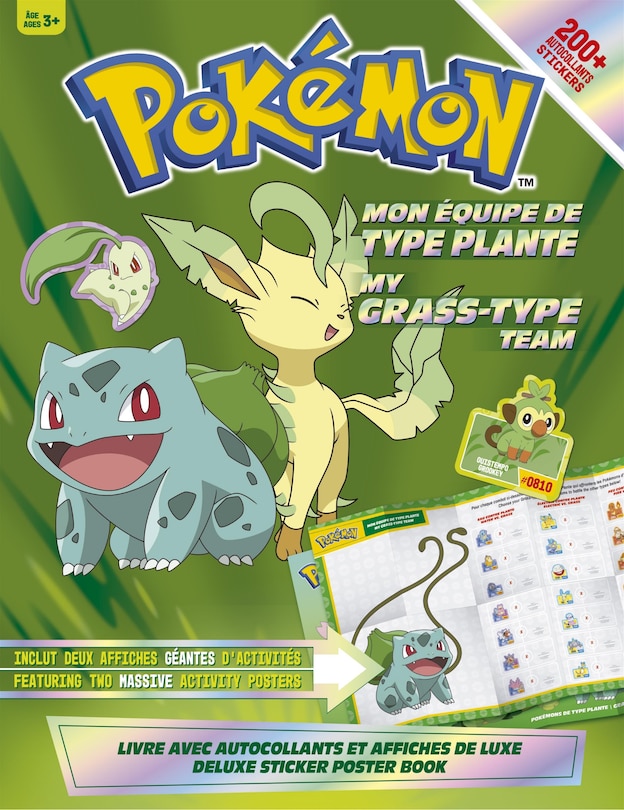Front cover_Pokémon - Mon équipe de type plante