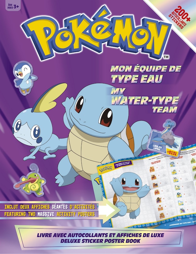 Front cover_Pokémon - Mon équipe de type eau