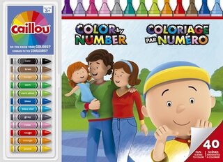 Front cover_CAILLOU 3D -COLORIAGE PAR NUMERO