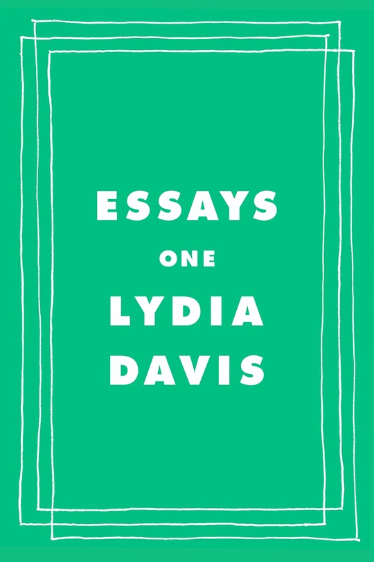Front cover_Essays One
