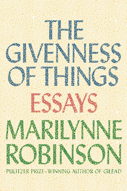Front cover_The Givenness of Things