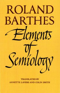 Front cover_Elements Of Semiology