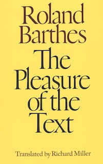 Front cover_The Pleasure of the Text