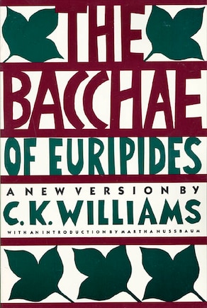 The Bacchae of Euripides