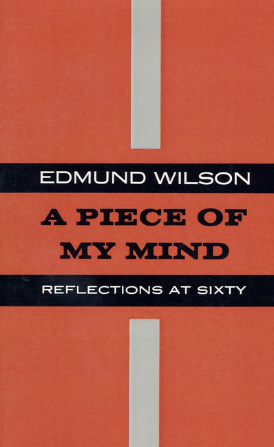 Front cover_A Piece of My Mind: Reflections at Sixty