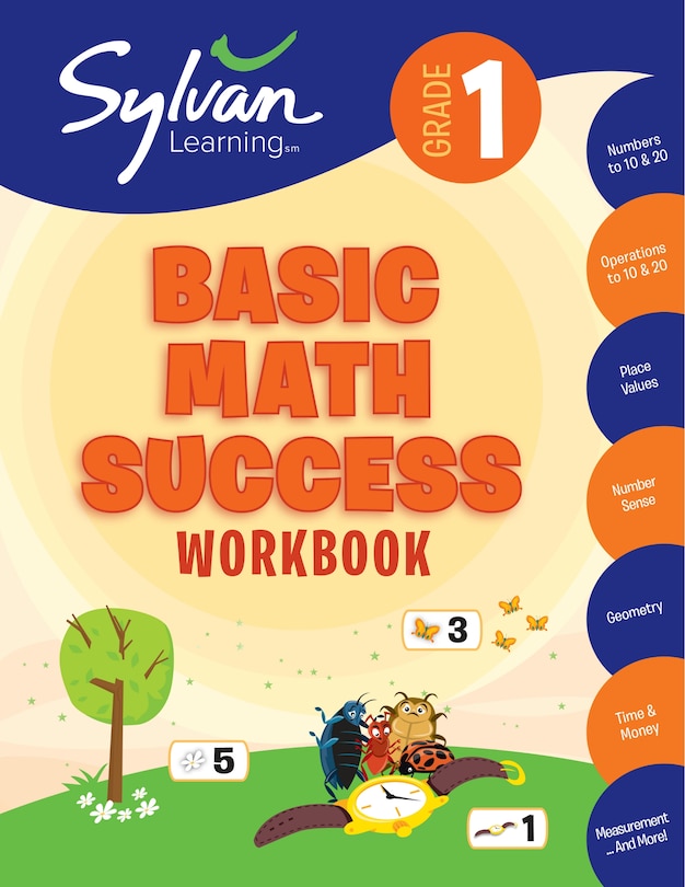 Front cover_1st Grade Basic Math Success Workbook