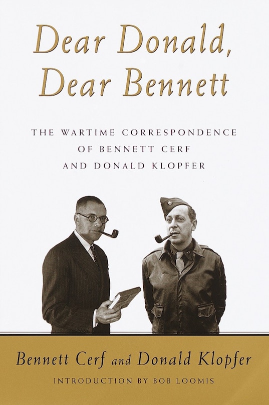 Front cover_Dear Donald, Dear Bennett