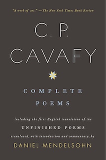 Front cover_Complete Poems Of C. P. Cavafy
