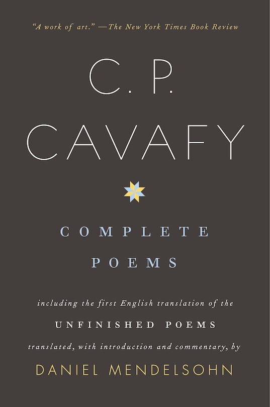 Front cover_Complete Poems Of C. P. Cavafy