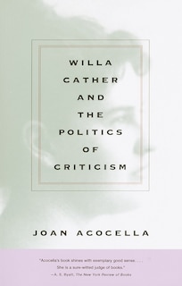 Couverture_Willa Cather and the Politics of Criticism