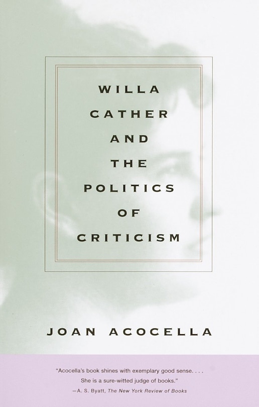 Couverture_Willa Cather and the Politics of Criticism