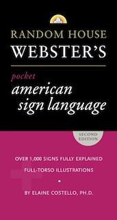 Couverture_Random House Webster's Pocket American Sign Language Dictionary