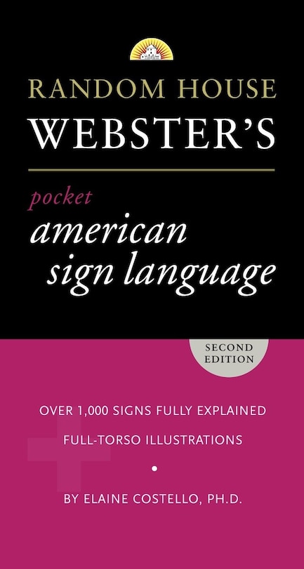 Couverture_Random House Webster's Pocket American Sign Language Dictionary