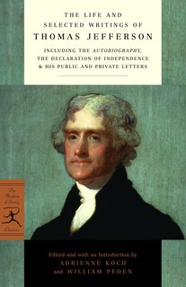 Front cover_The Life and Selected Writings of Thomas Jefferson