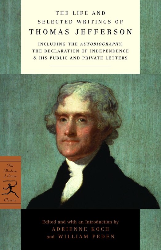 Front cover_The Life and Selected Writings of Thomas Jefferson