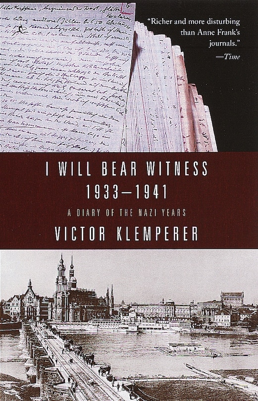 Front cover_I Will Bear Witness, Volume 1