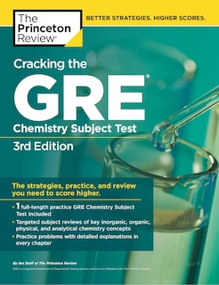 Front cover_Cracking The Gre Chemistry Subject Test, 3rd Edition